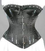 Black Satin Corset